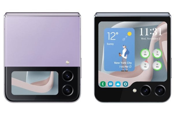 ギャラクシーZフリップ5、Zフリップ4と比べてみたら…“画面が大きくなった”