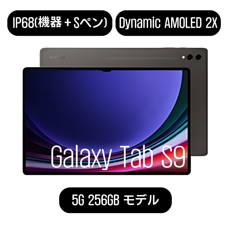 [2023新型]Galaxy Tab S9 5G SM-X716 12GB / 256GB