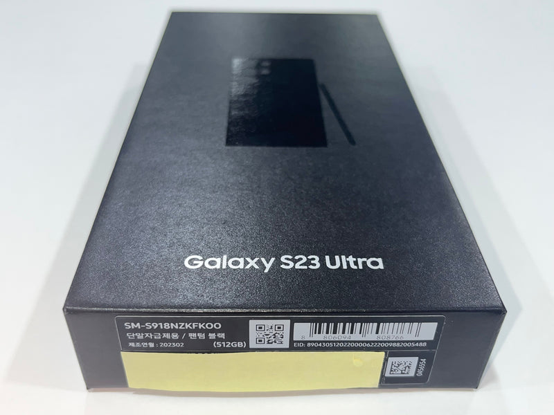 [新品]Galaxy S23 Ultra 5G SM-S918N 12/1TB SIMフリー (ブラック)