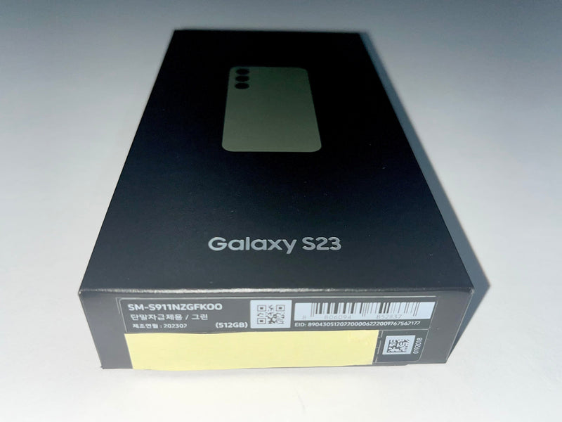 [新品]Galaxy S23 5G SM-S911N 8/512GB SIMフリー (グリーン)