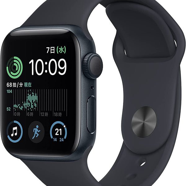 Apple Watch SE(第2世代) GPSモデル 44mm ミッドナイトアルミニウム ...